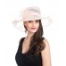 Kentucky Derby Hats  Church Ladies hat Wedding Dress Organza Brim Wide New  eb-82058611